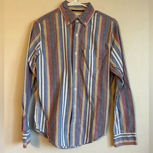 Aeropostale Multicolor Striped Button Down Shirt